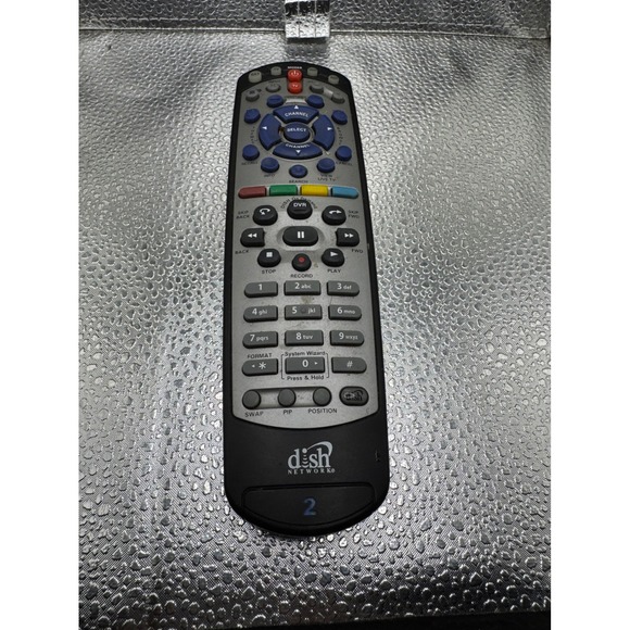 Dish Network Other - Dish Network 21.0 IR/UHF PRO Remote Control EchoStar 173954 Silver Black